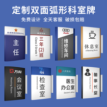 Aluminum alloy Section Room Cards Arched Doorplate Custom replaceable upscale aluminium profiles Section Stainless Steel Rooms Digital Card Unit Company General Manager Room School Traditional Chinese Medicine Outpatient Hospital Clinic Episcopacy