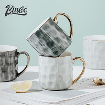 Bincoo ceramic coffee cup mug high-end simple office household afternoon tea cup creative ins style