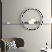 Modern wrought iron wall decoration living room sofa background wall wall hanging bedroom bedside hanging light luxury wall pendant