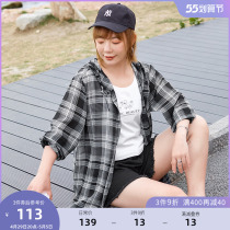 MSShe big code womens dress 2022 new summer clothes chubby sister loose even cap tattoo long snow-spun cardiovert jacket