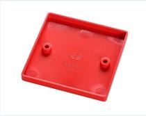 Foshan Rifeng pure new material thickened 86 PVC surface electrical switch junction box cover red