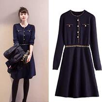 sandro Moscoloni 2023 Spring and Autumn New Model with a light luxury knitting dress