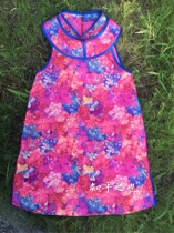 Zhihu also original girl cheongsam dress Chinese style Chinese style British fabric Liberty