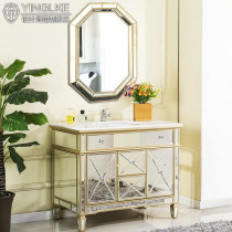 Yingluck Hong Kong-style light luxury bathroom cabinet combination Nordic simple mirror vanity Italian post-modern bathroom cabinet