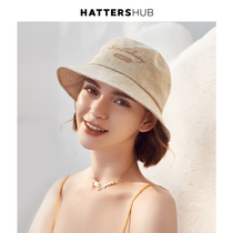 Fisherman hat female Japanese embroidered sun hat sunscreen hat net red anti-ultraviolet casual face covering sun hat