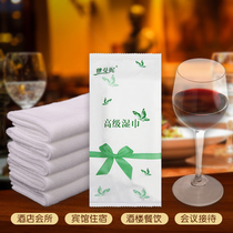 Yamani 25 white thickened 220 grams of wet wipes customized custom LOGO catering and hotel supplies disposable wet towel