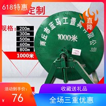 Factory customized blue horse brand 1000 meters 800 meters 600 meters 500m300m200m mine exploration ultra-long steel tape measure