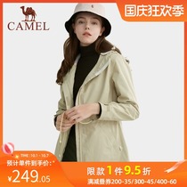 Camel outdoor jacket new mens and womens windproof waterproof mountaineering clothing Tide brand single-layer assault clothing couple jacket