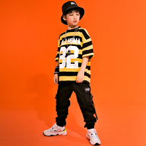 Boys hip-hop street dance suit hiphop childrens loose costumes performance costumes Liuyi catwalk dance jazz dance
