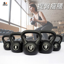 Solid kettlebell fitness home mens womens dumbbell lifting pot dumbbell 4 6 8 10kg 12KG special clearance