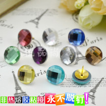 9 colour 9 grain multi-section round bright drilling large number of nail cork creative work words with nail tack colored nail
