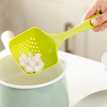 Imported from Japan colander high temperature lao mian shao home long handle non-silicone anti-slip dumplings wonton zhao li drain spoon