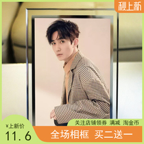 Zhu Yilong photo frame Korean crystal table 567 inch photo frame glass frame soul new surroundings