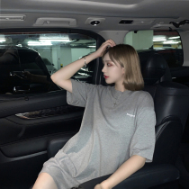 Korea short sleeve 2020 New loose T-shirt women Summer Joker slim top Super fire cec tide size medium long