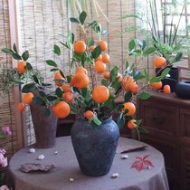 Simulation Orange 7 head orange branches bouquet home accessories