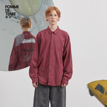 pomme Peng Horse Early Autumn New Boys Loose Comfort Casual Print Fashion Long Sleeve Shirt AJB102090