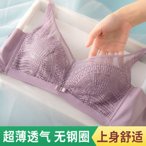 Comfort Fruits Ultra Slim Fit Underwear Woman No Steel Ring No Sponge Bra Adjustment Type Poly-Woo Sexy Lace Trowel Bra