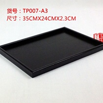 Wooden wood pallet with handle household baking plate tableware rectangular wood tray tea tray bread tray tea tray