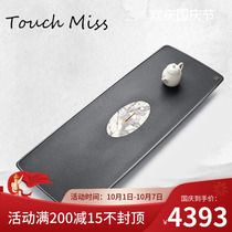 TOUCH MISS Wujinshi tea tray Chinese light luxury drainage tea set tea tray whole natural household tea tray