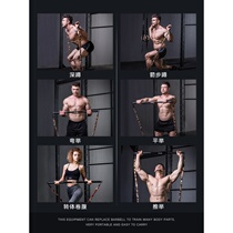 Bench press Bench press stool chest push equipment artifact Home home barbell chair elastic belt exercise pectoral muscle fitness equipment