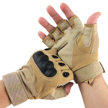 Non-slip palm fitness gloves Half finger exercise horizontal bar protective gear Strength training Female male wrist summer equipment anti cocoon