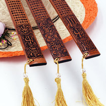 Crafts Bamboo carving ring ruler godson teaching method ruler Bamboo carving Bamboo and wood products new tourist souvenirs