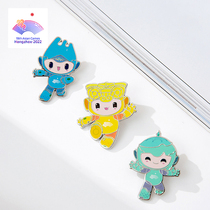 mascot badge zinc alloy enamel cartoon badge collection commemorative gift Hangzhou Asian Games