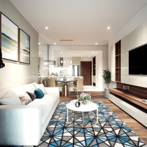 Heng Private Italian light luxury Living room carpet Geometric line Household room sofa coffee table mat Bedroom bedside blanket ins