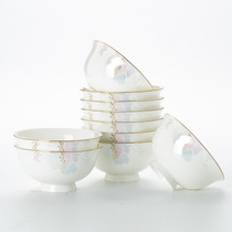 Ceramic Bowls Dishes Home Advanced Ritual Sensation Creative Meals Large Soup Bowls Single Side Bowls of Dish Plates CUTLERY SUIT