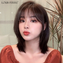 Wig Sheet Woman long hair Fat Liu Hai overhead Hair Tonic cover white hair Genuine Hair Loss-free Whole Delivery Pin patch