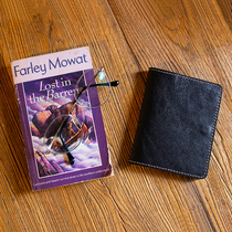 Original new handmade head layer of cow leather minimalist with passport bag genuine leather multifunction drivers certificate package card bag