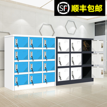 New color locker school beauty salon staff locker bathroom schoolbag storage cabinet with lock cabinet can be customized