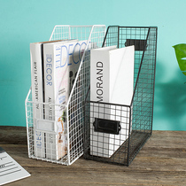 File frame data rack desktop IRON File Student Book stand desk dormitory finishing storage box storage rack