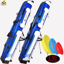 Wrangler fishing rod bag 1 25 meters special fishing gear bag Hard shell lightweight clearance rod bag multi-function waterproof