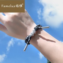 Famous lion lion Wren sterling silver bracelet for men and women Pixiu hand rope couple a pair has been tide CH0305