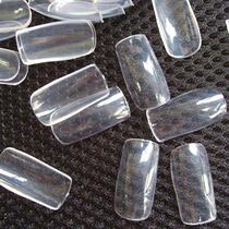 500 clear nail art full cover tips false acrylic artificial