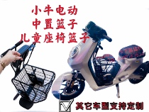 Small Bull Electric Car Child Seat Basket in integrated box Universal accessories Childrens seat Middle basket screw fixing bag