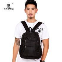 XINRAN  ZJ Light Waterproof Widened Shoulder Strap Casual Male student Bag Lovers Backpack Travel Sports Bag
