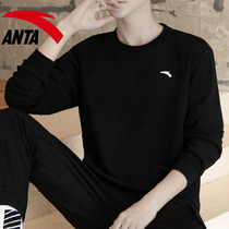 Antreewear mens long sleeve official web jacket 2022 spring new casual round collar t-shirt black tracksuit blouse