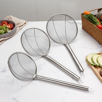 Stainless steel filter mesh with hook thickened large leak spoon Ladle Hedge fried and fried dumplings Noodles Beef Hot Pot spicy and hot