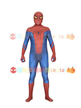 Cartoon Adult Childrens Superfan 1 Spider-Man one-piece tight fitting full bag to play Halloween zentai suit 61