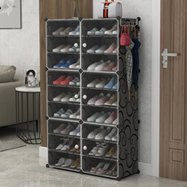 Shoe storage rack College student dormitory shoe cabinet simple modern household economy multi-layer assembly plastic shoe box