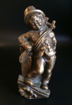 (Western antique bronze) French flea market to find pure copper exquisite relief cute childrens children listed