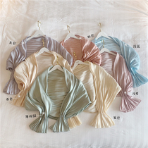 Very immortal shawl ~ celebrity wind sunscreen shawl spring summer and autumn loose foreign style small canopy sunshade small shoulder