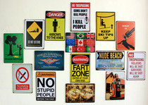 Bar decoration foreign trade retro tin painting background wall Old Bar coffee restaurant decoration industrial style hanging painting