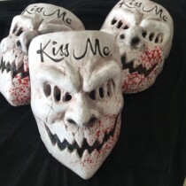 Human Removal Plan 3 masks KISSME Halloween horror props cosplay glowing kiss me mask
