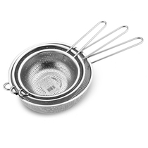 Home Hotel With Large Size Stainless Steel Drain Wash Vegetable Basin Boiled Noodles Cooking Sesame Hot And Large Leaking Spoon Single Shank Water Filtration Drain Basin