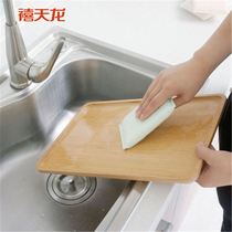 Juvenilong sponge scented cloth kitchen household thickened oil and water absorbent non-hair dishwashing cloth durable and scratch-free dishwashing cloth