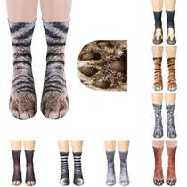 Tricky Tide products Animal foot hoof socks pattern footprints cat Socks warm 3D simulation cat claw leg socks pattern Xun