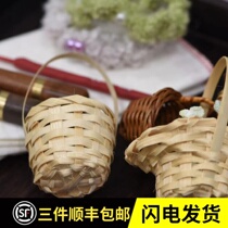 Mini pocket flower basket diy accessories pocket small basket flower micro hook pendulum props